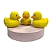 infant natural latex duck bath toy